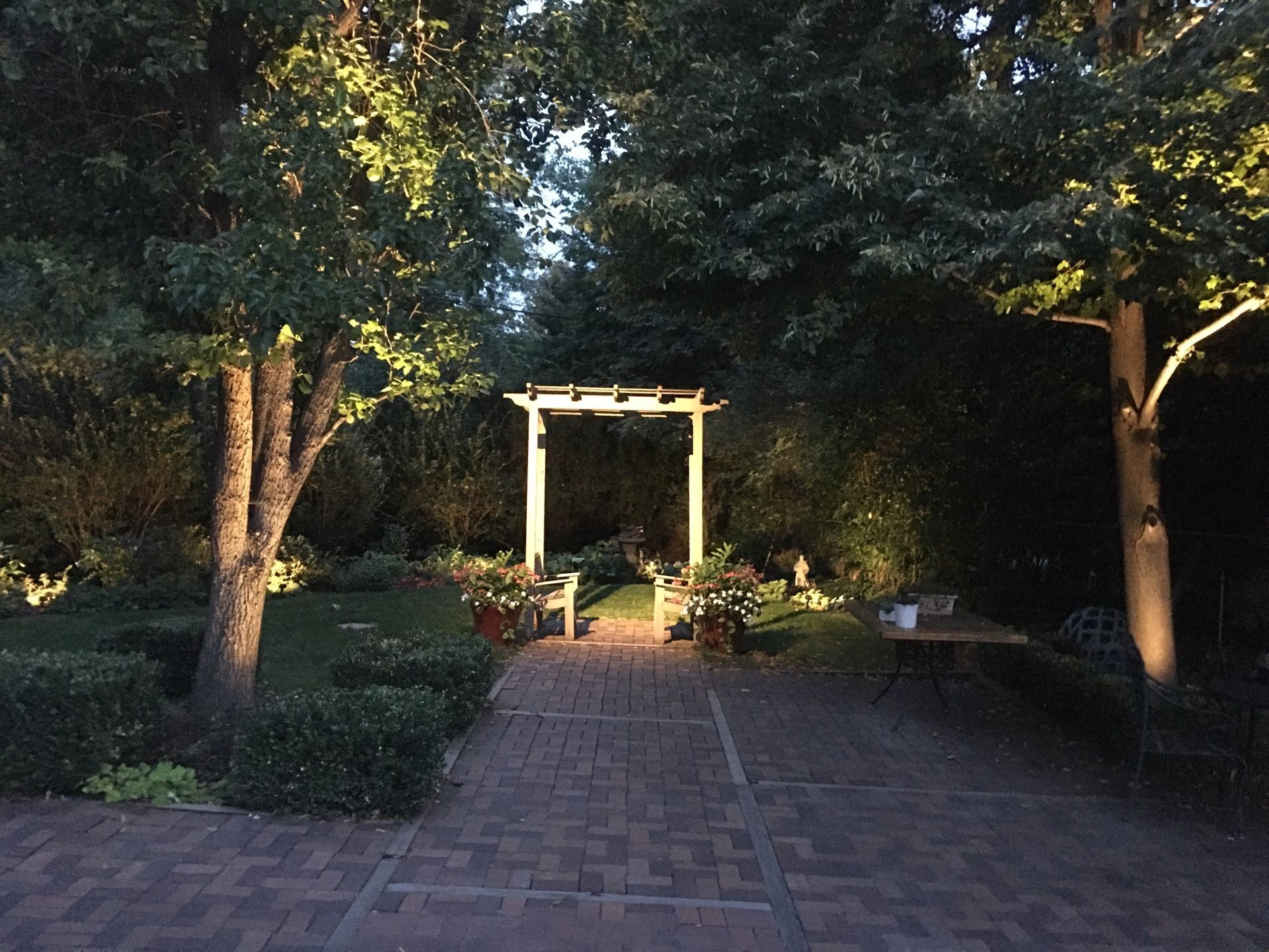 Patio lighting in Denver