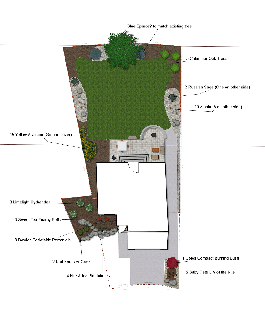 Christmas tree light installation