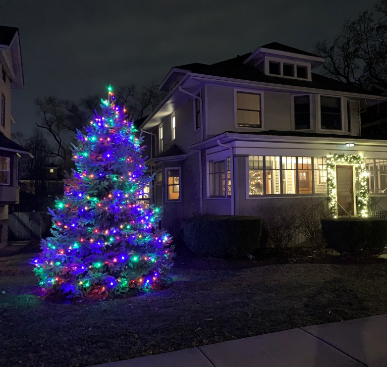 Commercial multi color Christmas lights