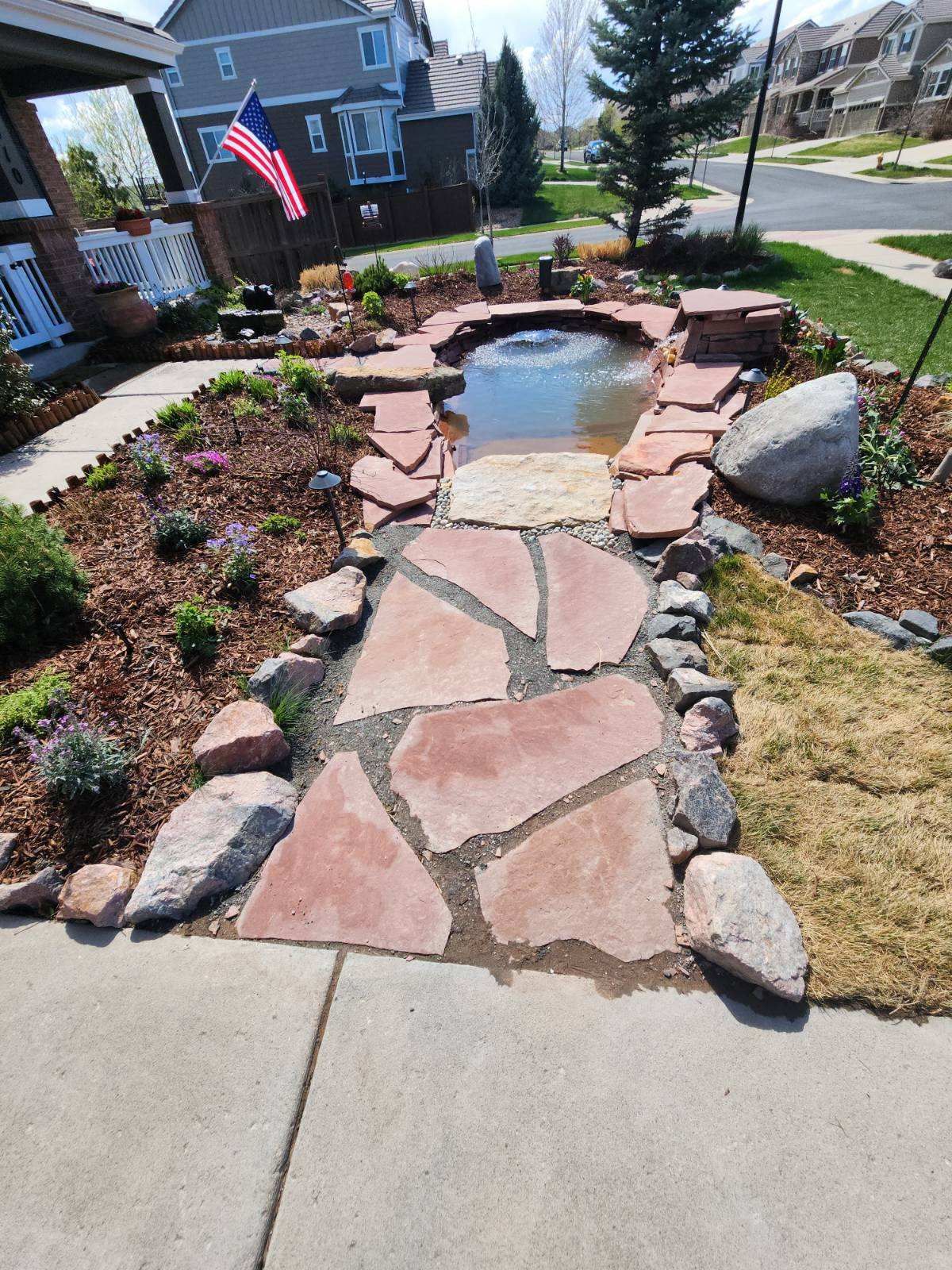 Water Feature in Parker