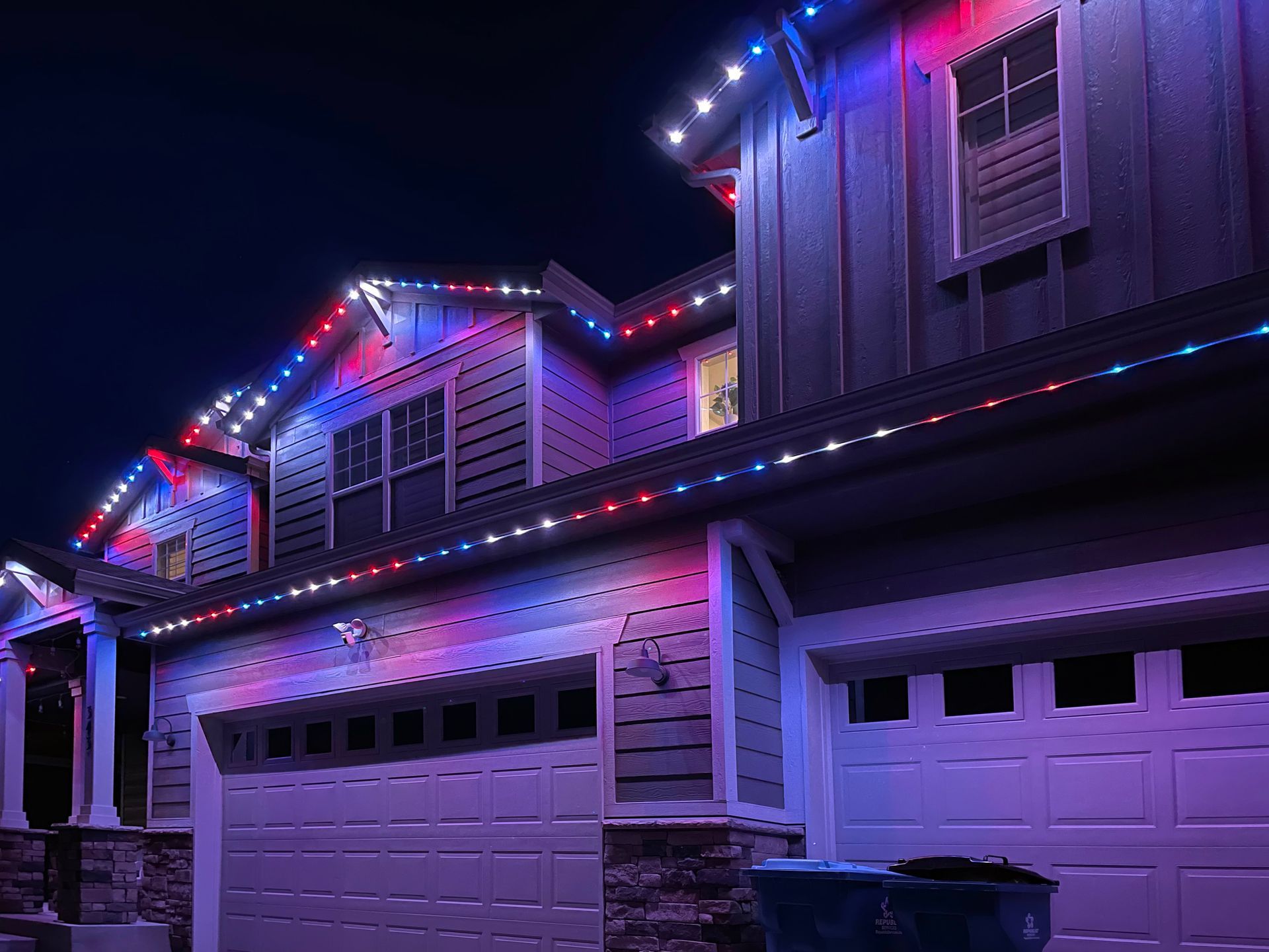 Commercial multi color Christmas lights
