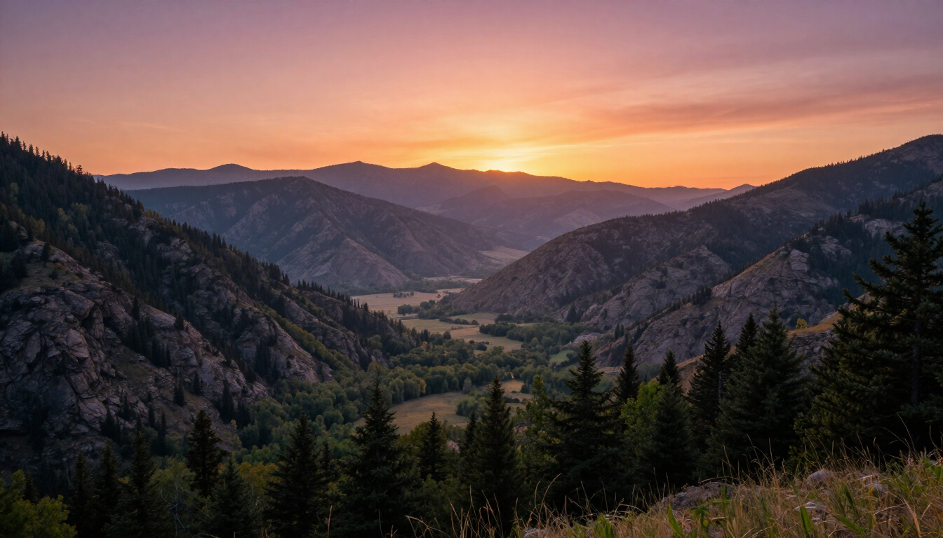 Peaceful Utah Landscape