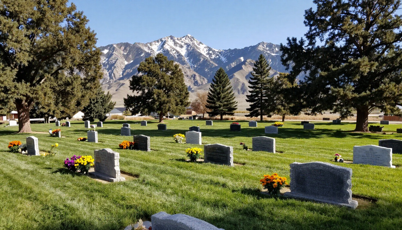 Utah Cemetery View