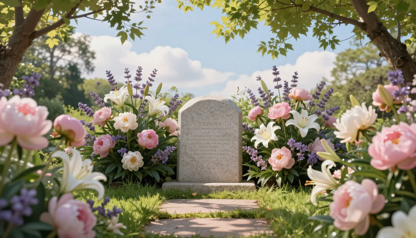 A comforting interaction between an adult and a child in a peaceful setting.