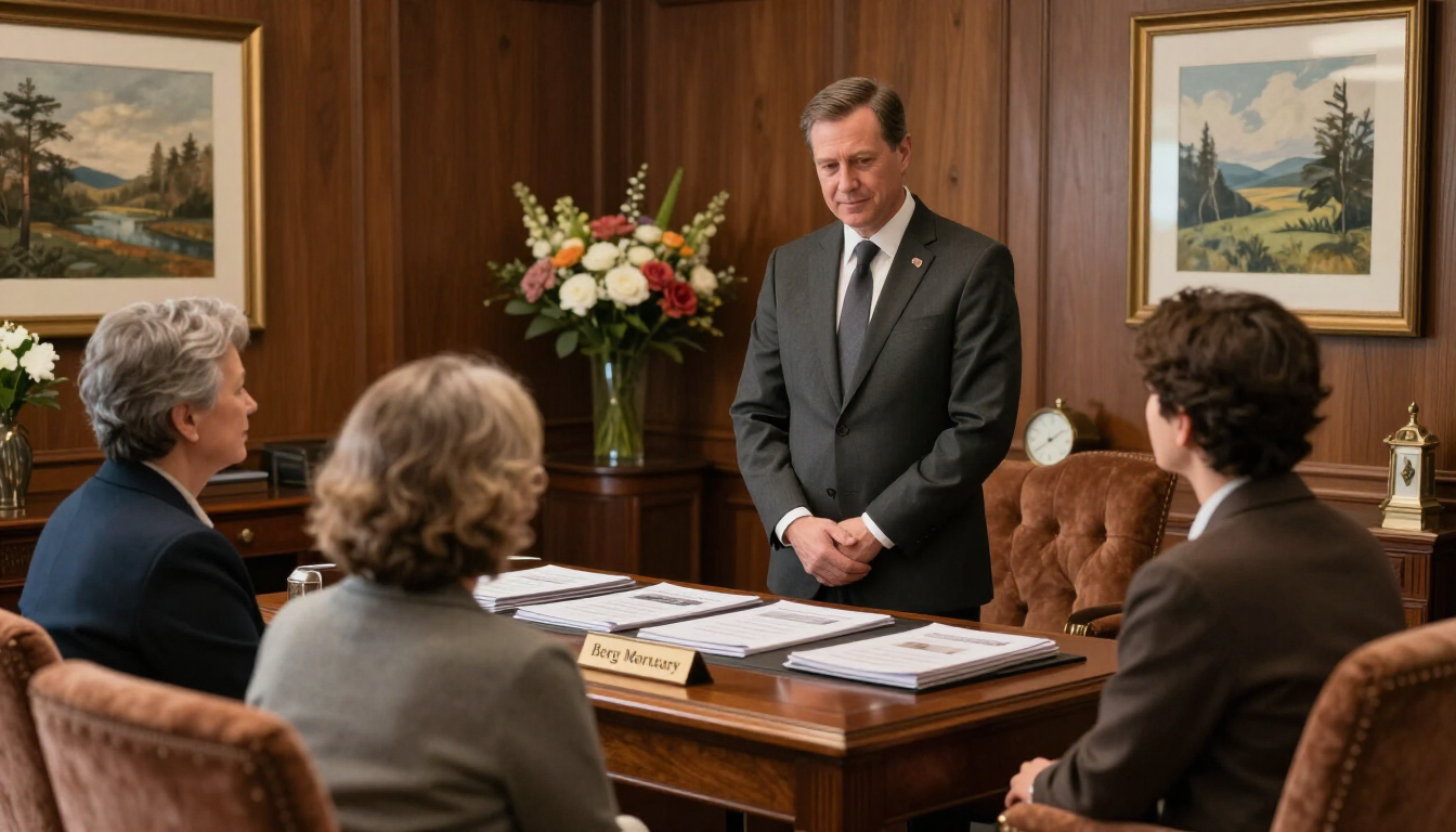 Traditional mortuary building