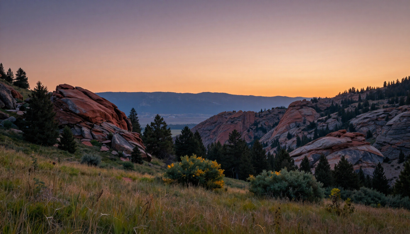 Peaceful Utah landscape representing a final resting place in Utah County