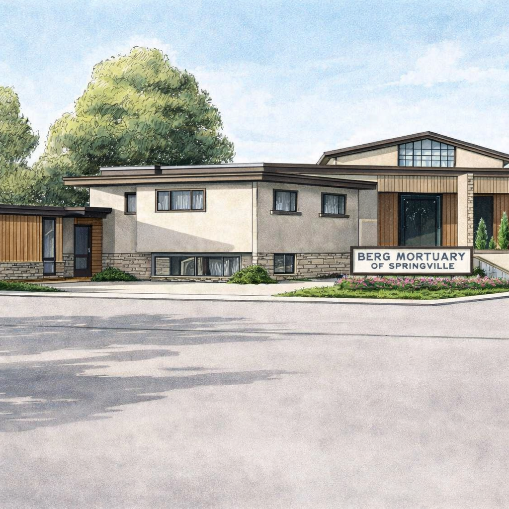 Berg Mortuary of Springville - Under Renovation