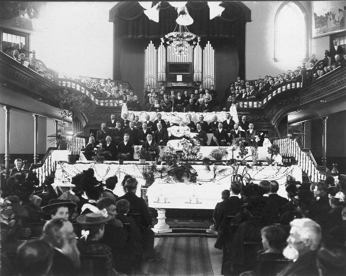 Berg Mortuary - Early Funeral in the Provo Tabernacle Downtown Provo, Utah