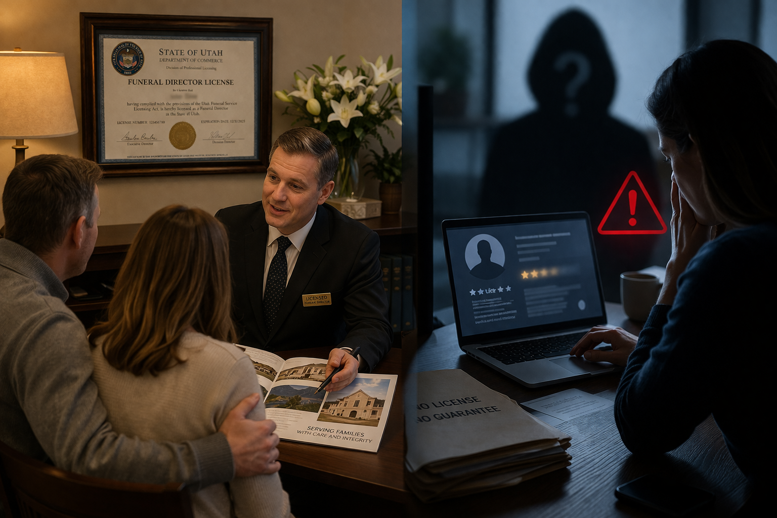 A licensed Utah funeral director providing compassionate guidance.