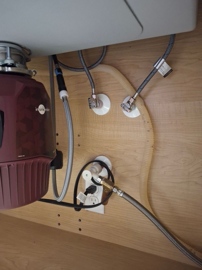 Kitchen Sink Garbage Disposal Installed by Royal Flush Plumbing in Tacoma