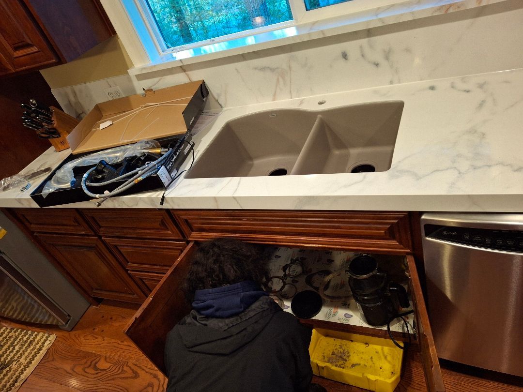 Kitchen Sink Installed by Royal Flush Plumbing in Tacoma