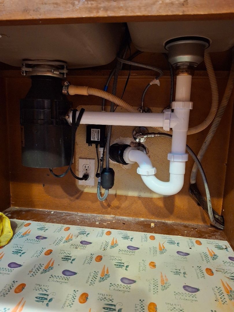 Garbage Disposal Installed by Royal Flush Plumbing in Tacoma
