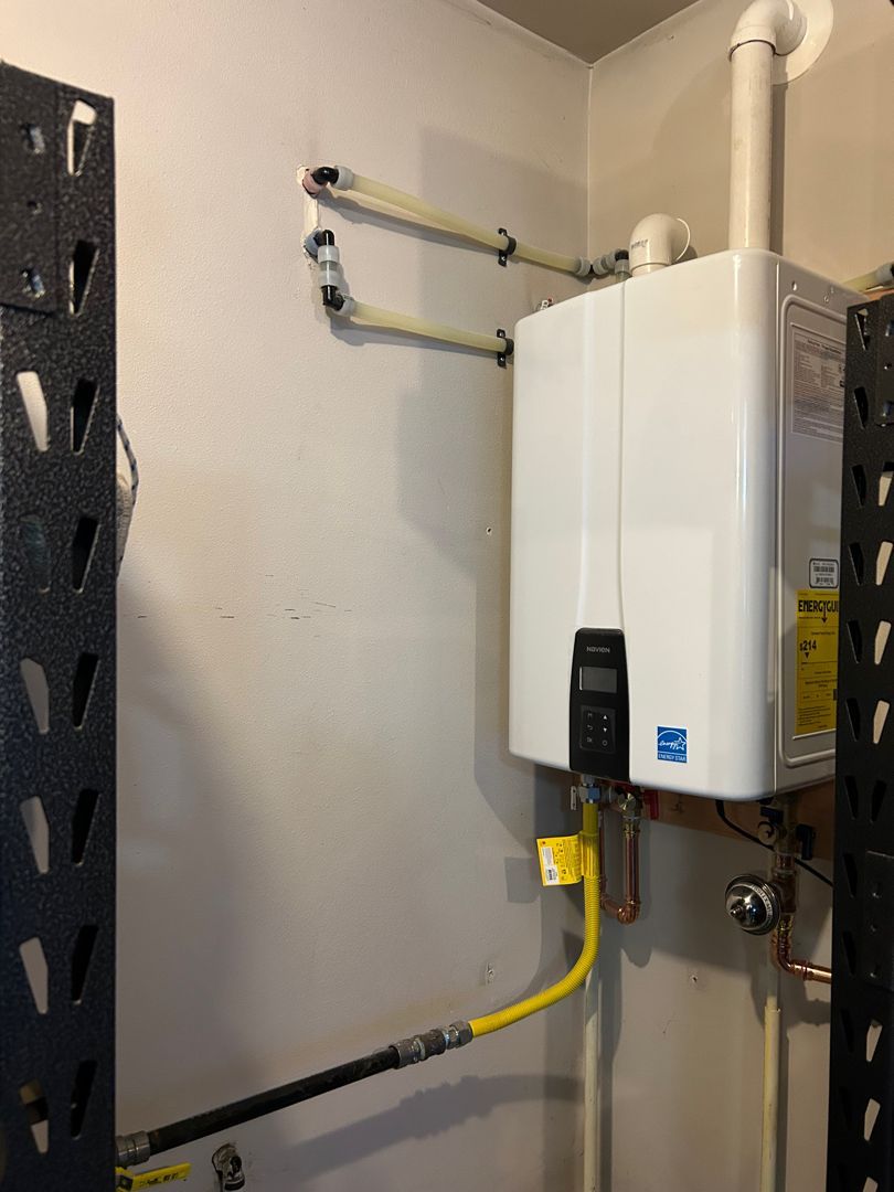 Tankless Water Heater Installed by Royal Flush Plumbing in Tacoma