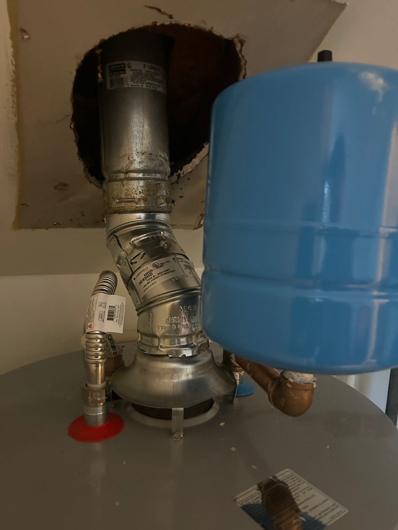 Close Up of Water Heater Installed by Royal Flush Plumbing in Tacoma