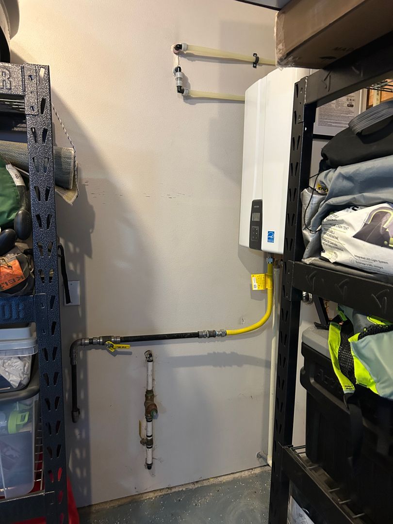 Tankless Water Heater Installed by Royal Flush Plumbing in Tacoma