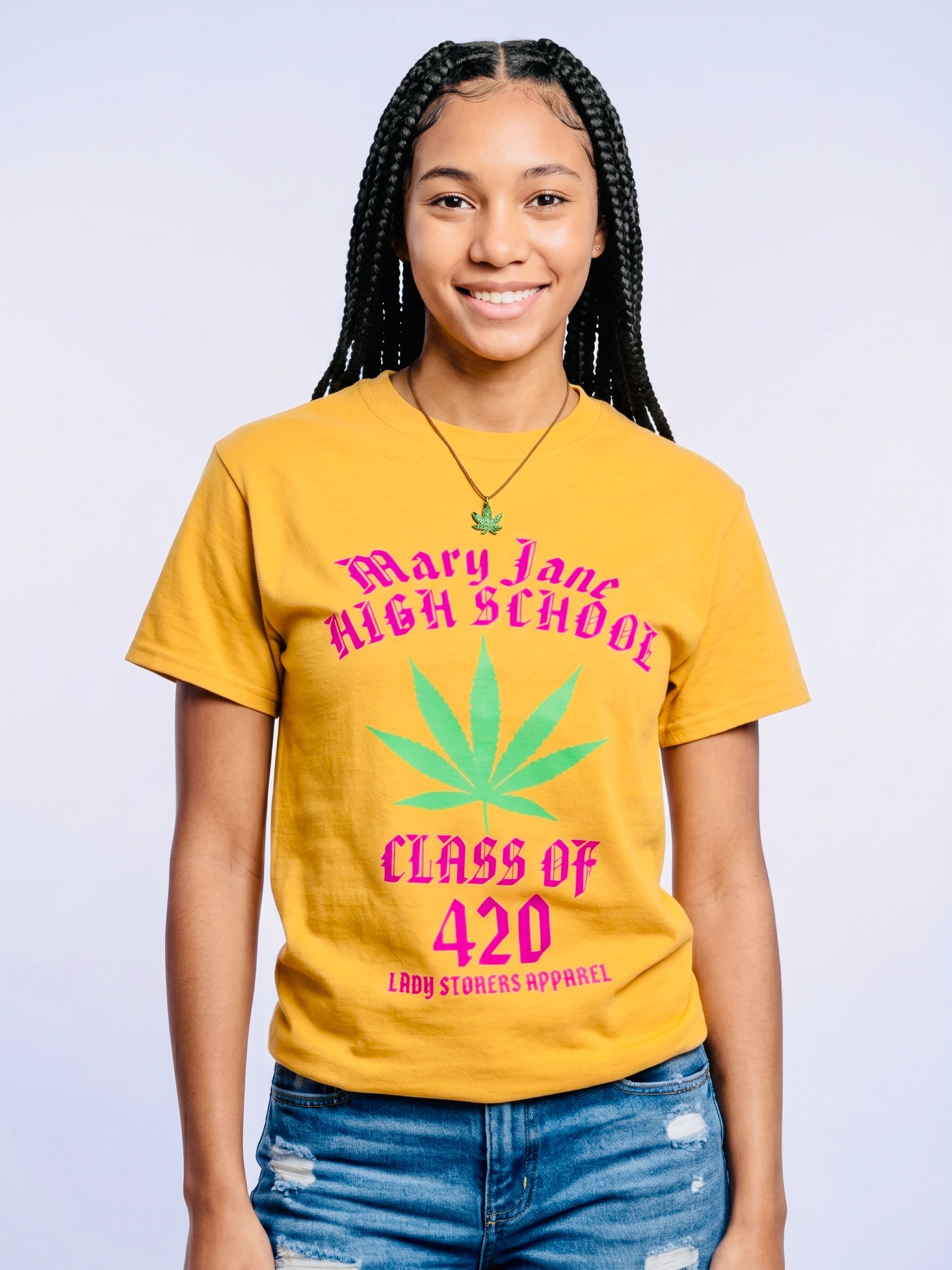 Lady Stoners Apparel 4/20 Graphic T-Shirt