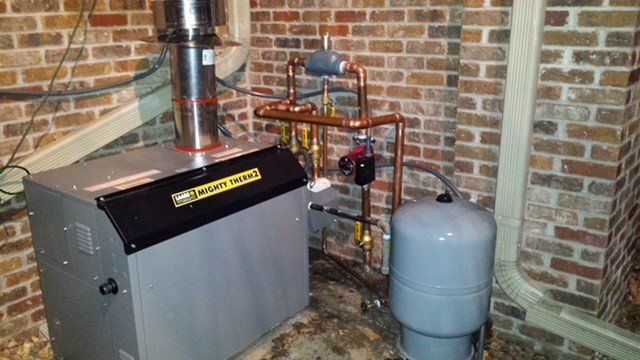 HVAC Unit — New Gas Boiler in Englewood, CO