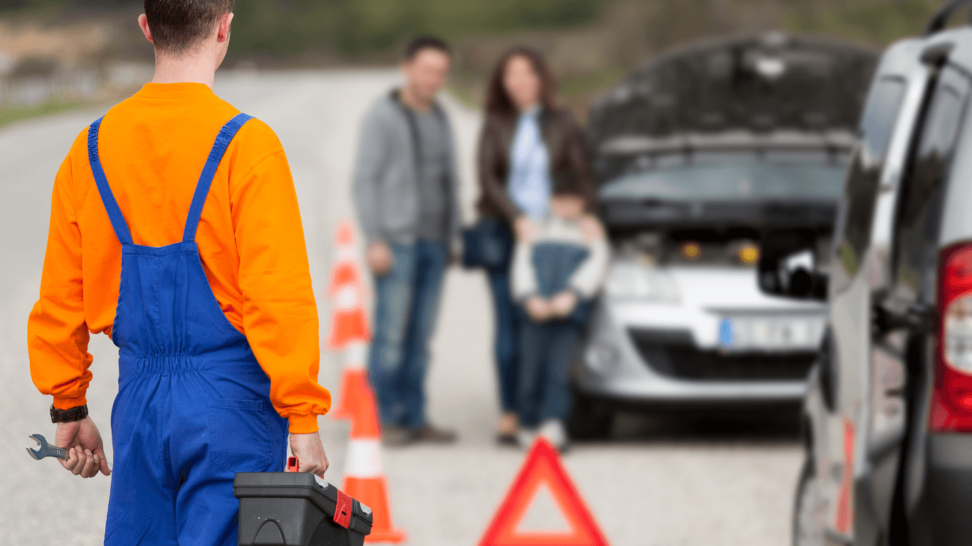 a mechanic doing an oil change in Concord NC