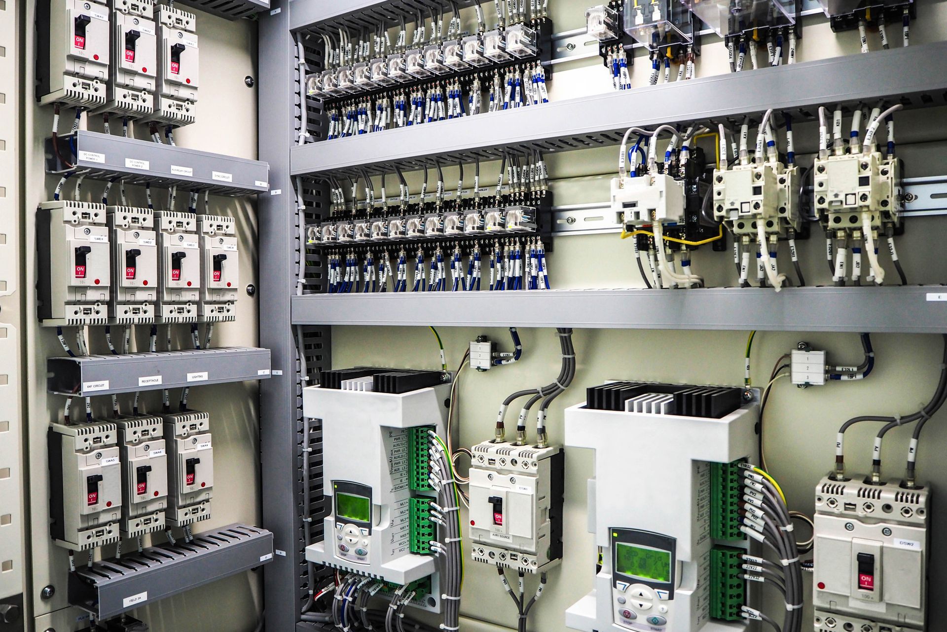 Electric Panel in Power Plant — Janesville, WI — Richter Electric