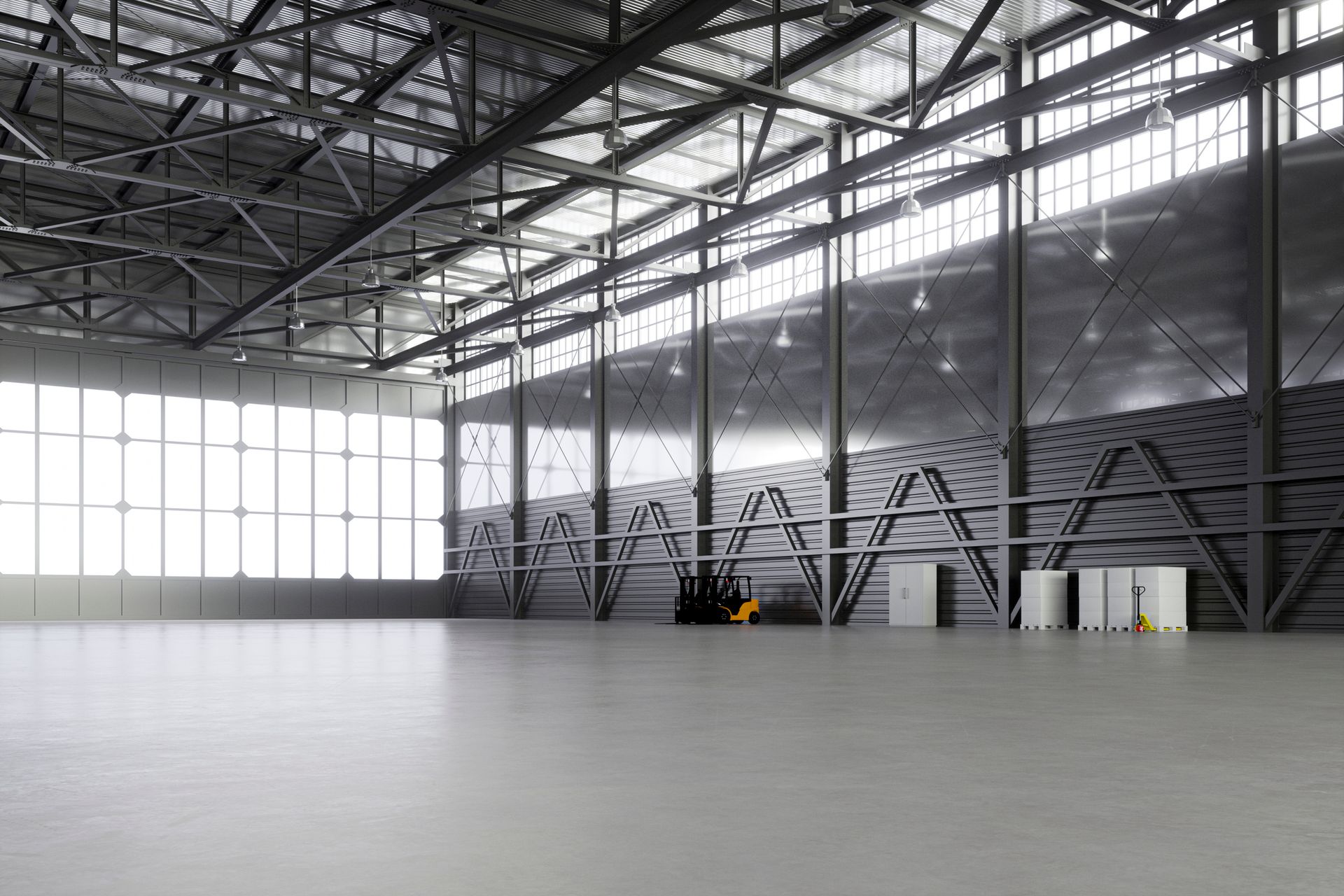 Empty Airplane Hangar — Janesville, WI — Richter Electric