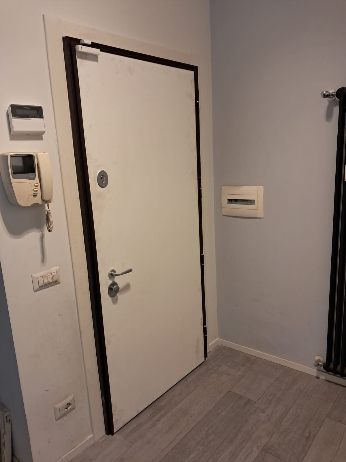 Porta blindata bianca