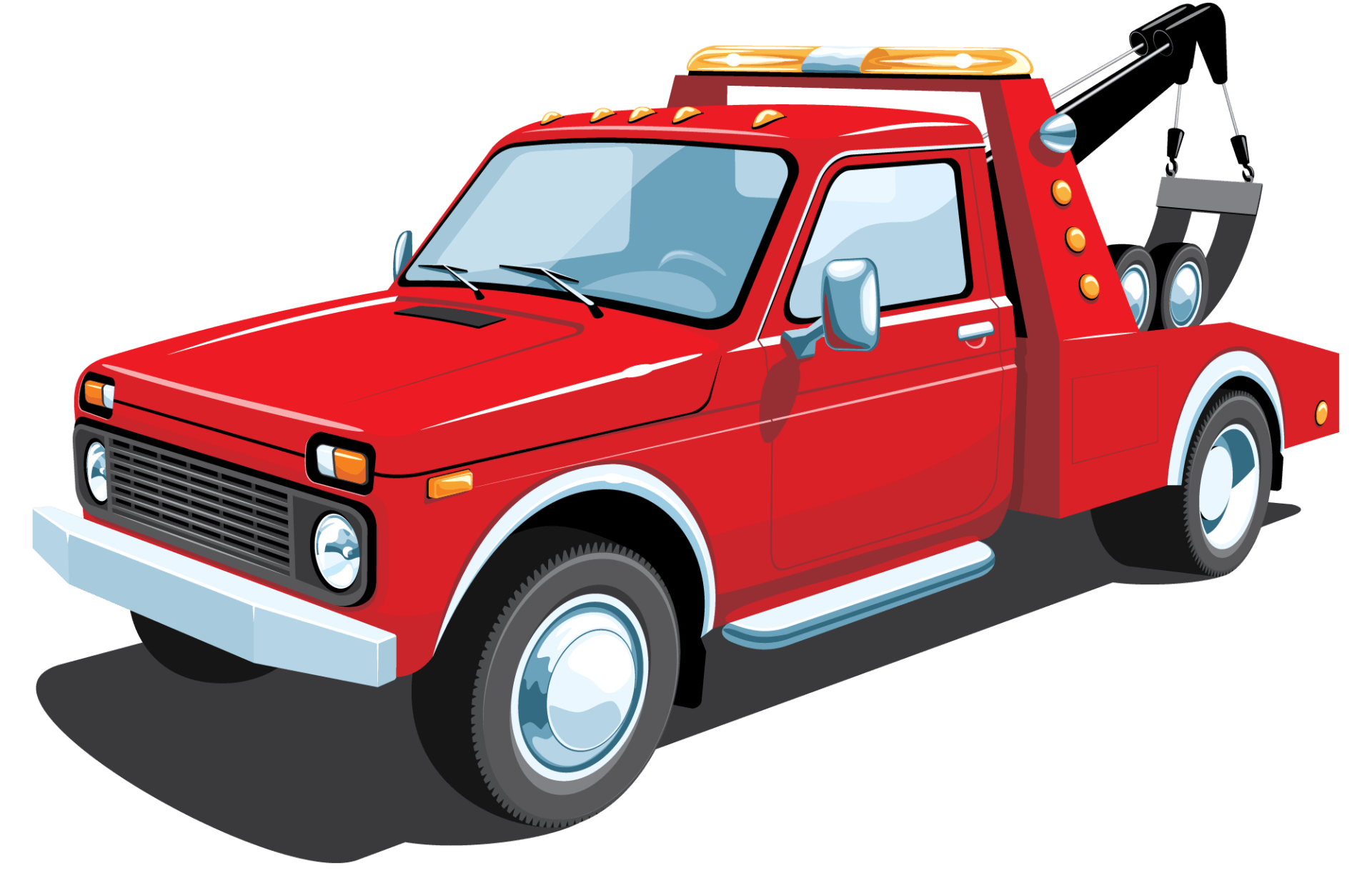 Red Tow Truck — Chicago, IL — A + Towing Cash For Junk Cars