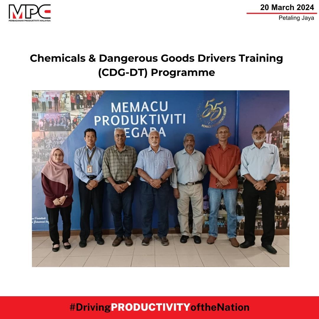 Chemicals & Dangerous Goods Drivers Training (CDGDT) Programme