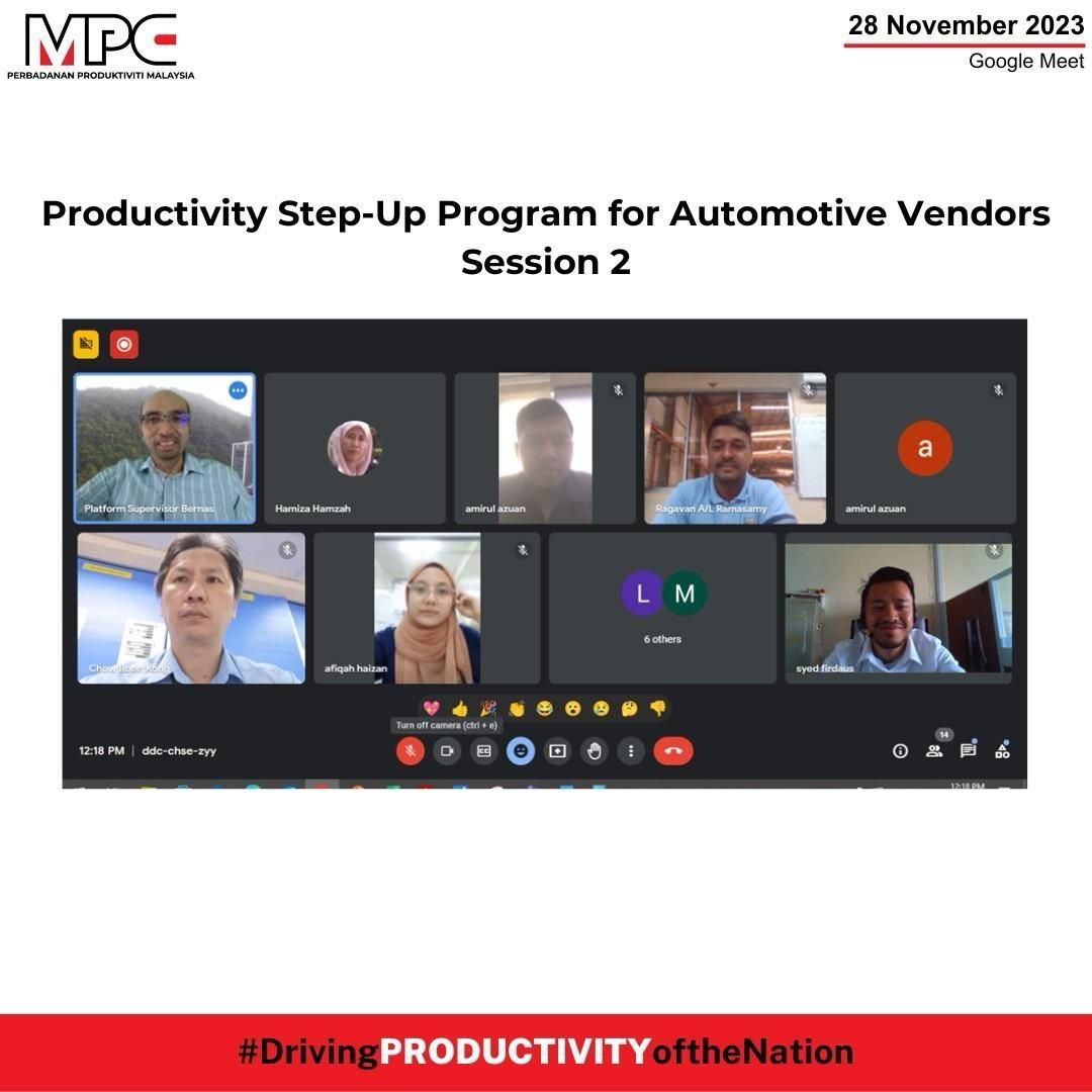 Productivity StepUp Program for Automotive Vendors Session 2