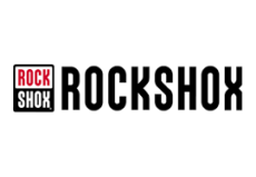 The rockshox logo is black and red on a white background.