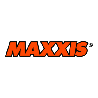 A maxxis logo on a white background