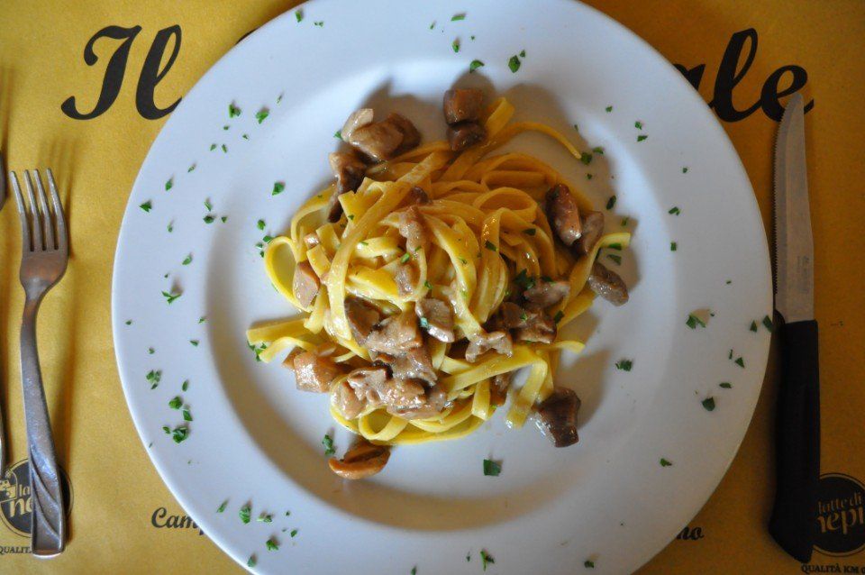 tagliatelle ai funghi