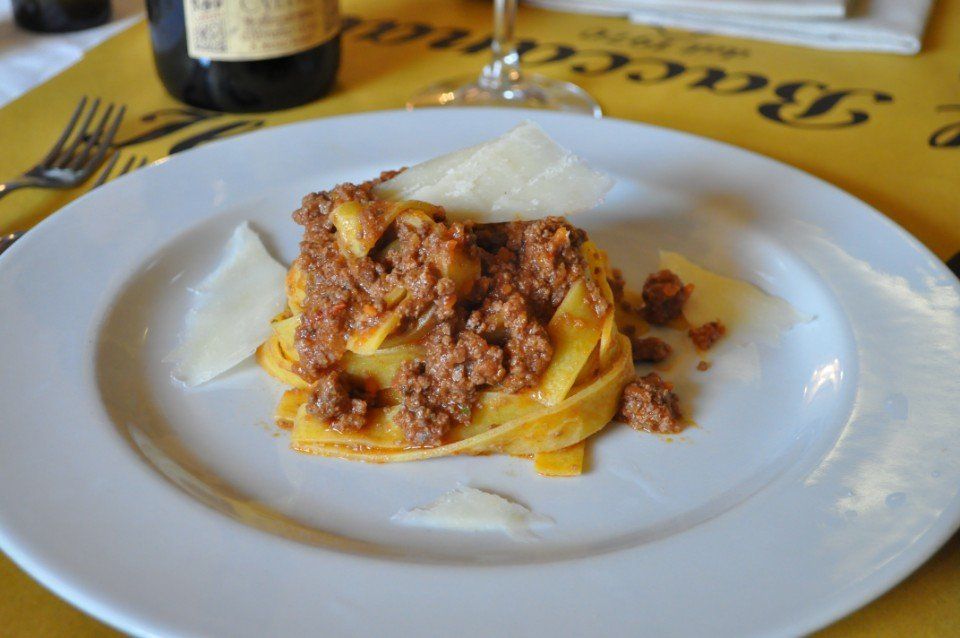 pappardelle con carne