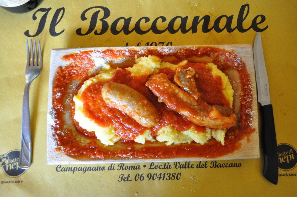 salsiccia con polenta