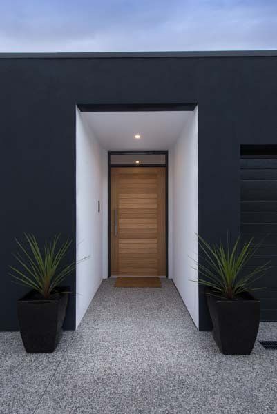 modern entryway