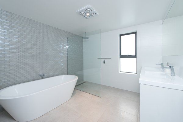 modern light bathroom