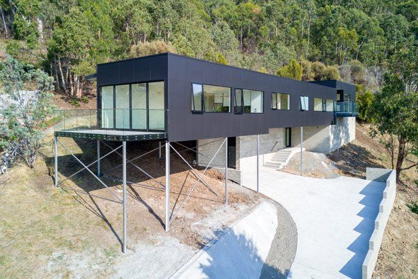 modern elevated home