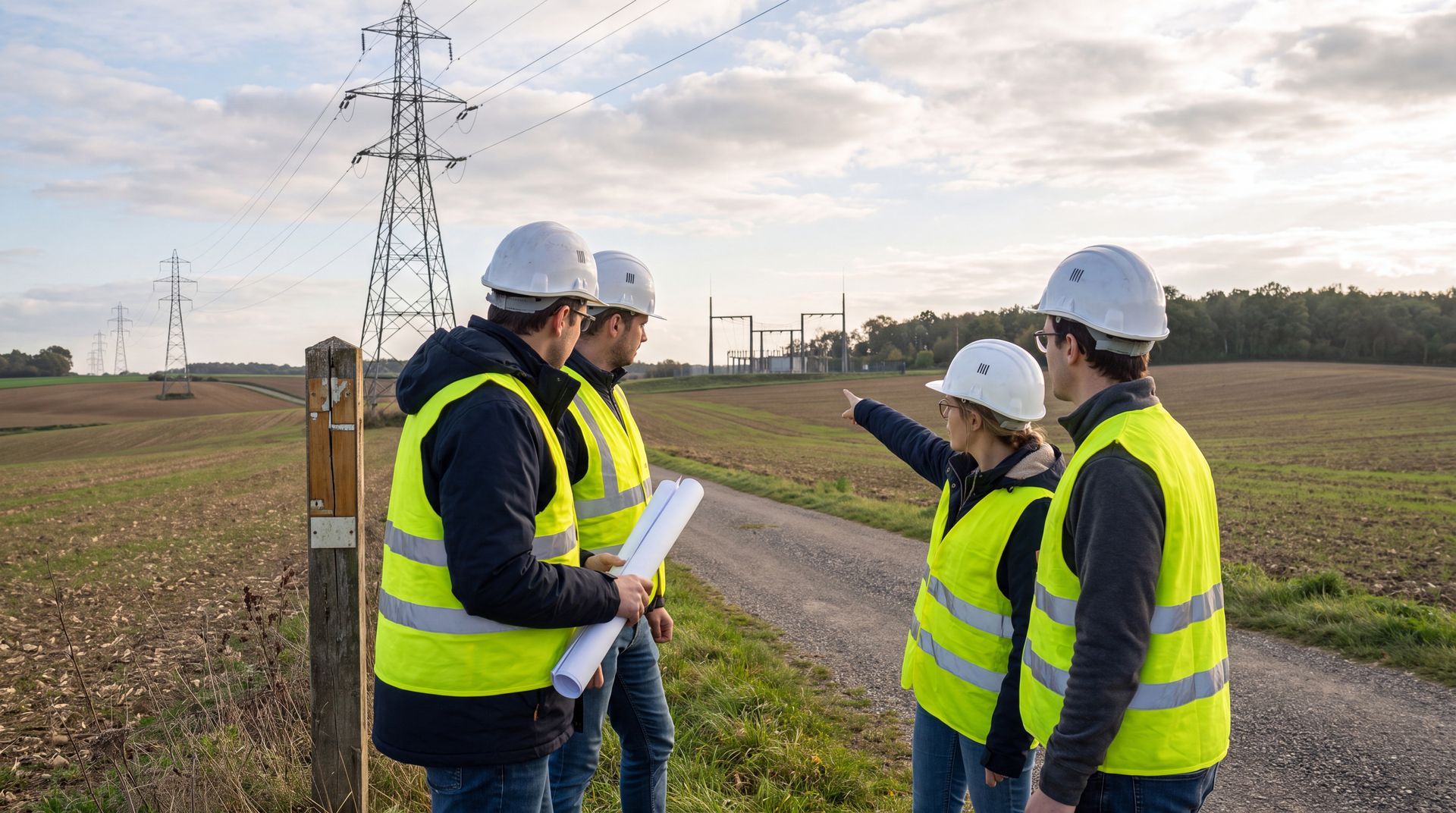 Licensed surveyor reviewing land division plans on site in Adelaide, SA. Licensed surveyor reviewing land division plans on site in Adelaide, SA.