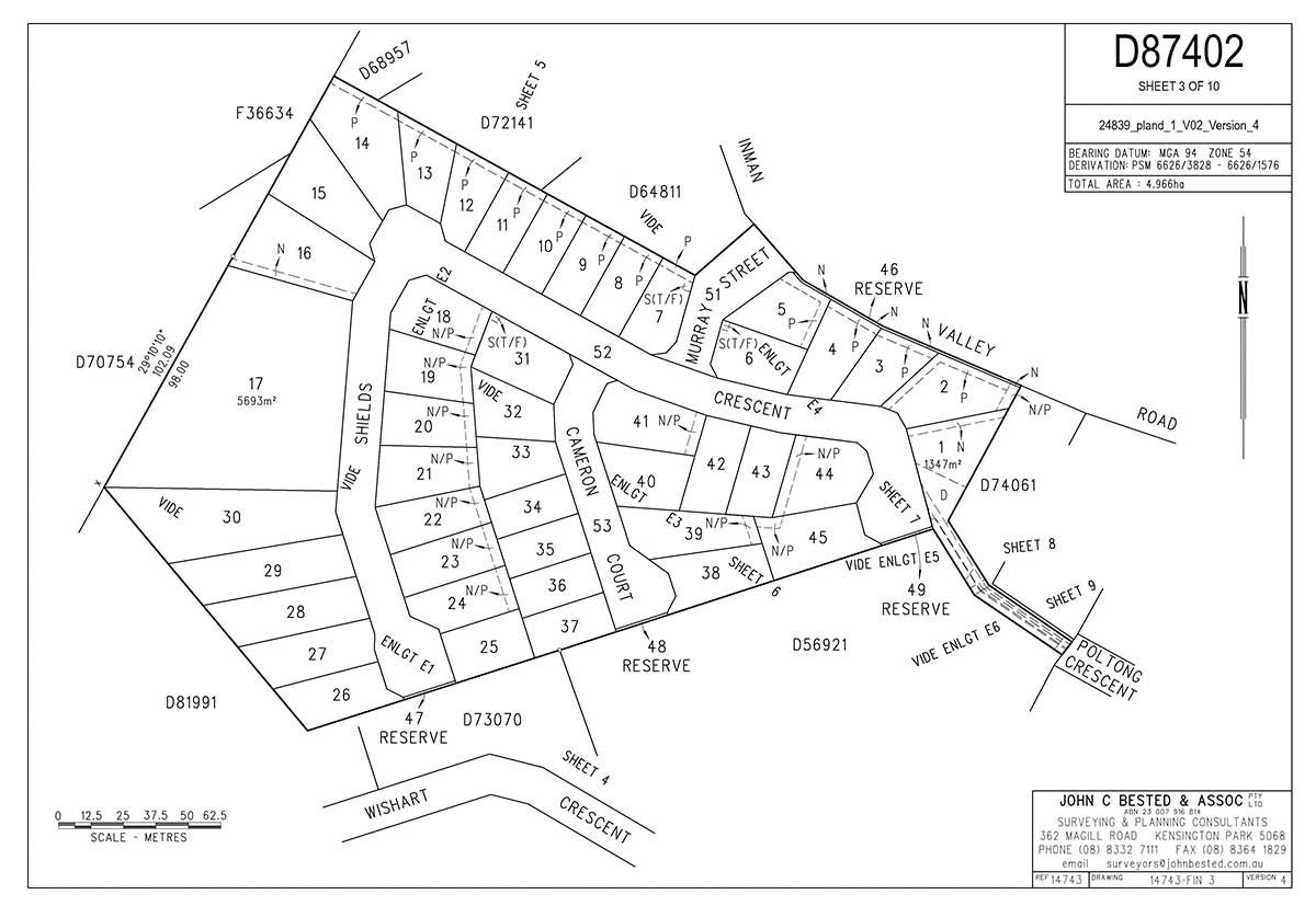A black and white map of a residential area