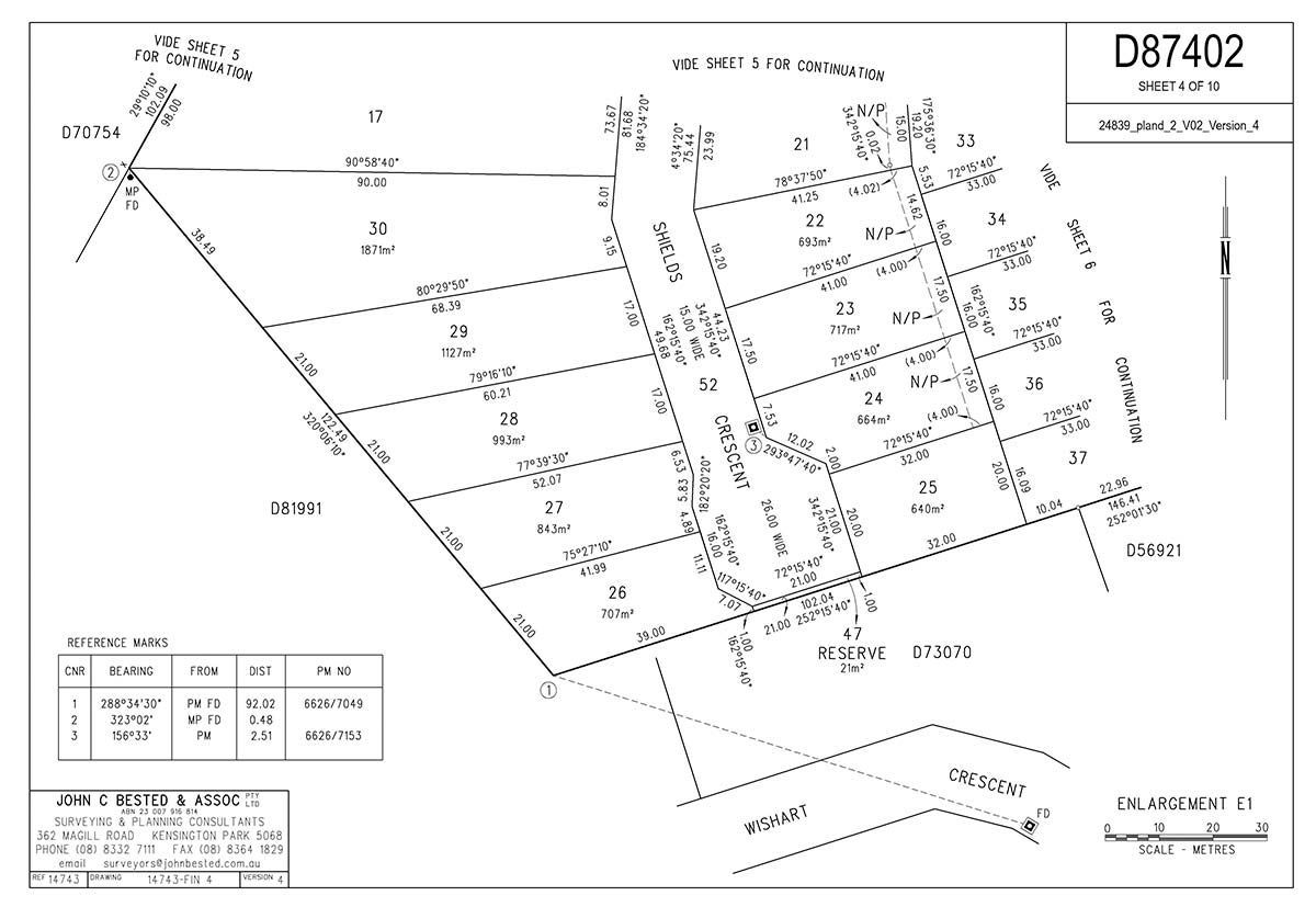 A black and white map with the number d87402 on it