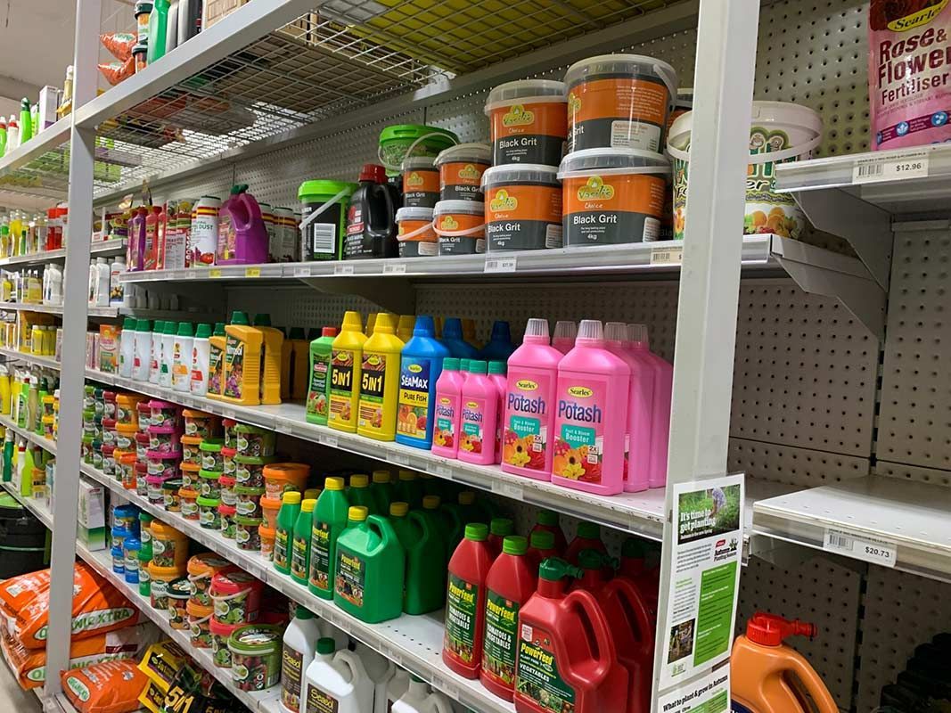 A Grocery Store Aisle Filled With Lots Of Cleaning Supplies — TGT Pty Ltd in Mareeba, QLD