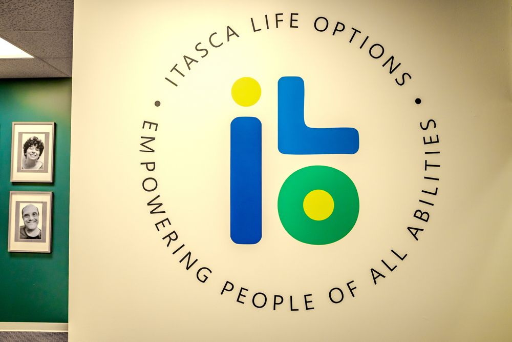 Logo for Itasca Life Options, featuring 