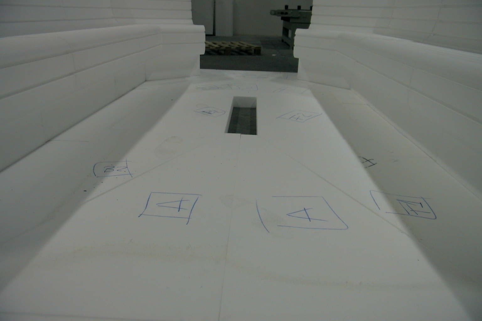 Struttura di polistirolo su misura per centro benessere