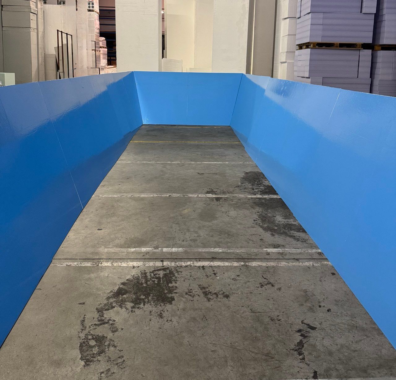 casseri per getto in polistirolo con rivestimento in PVC