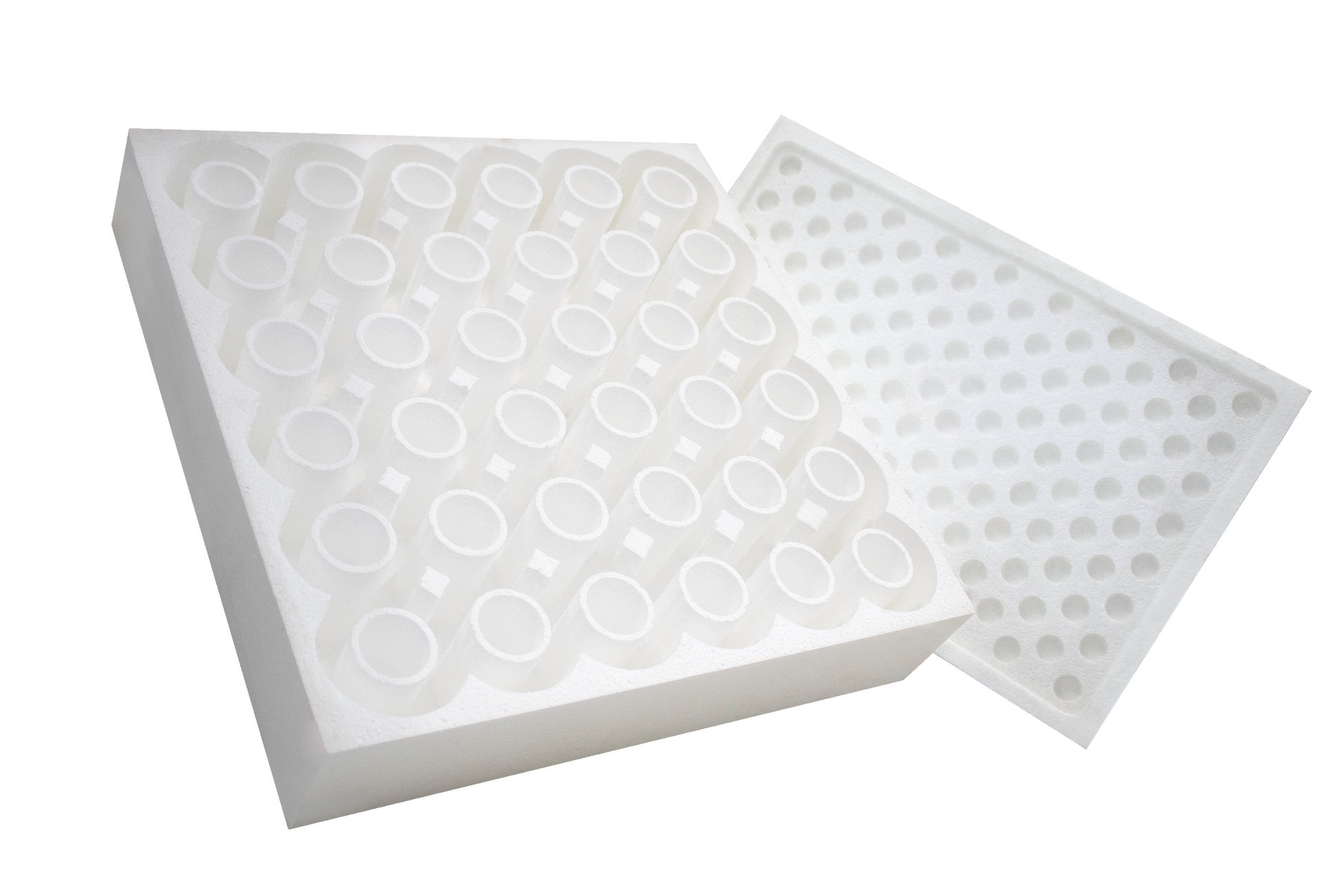 packaging in polistirolo forato su misura