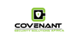 A logo for a company called covenant security solutions africa