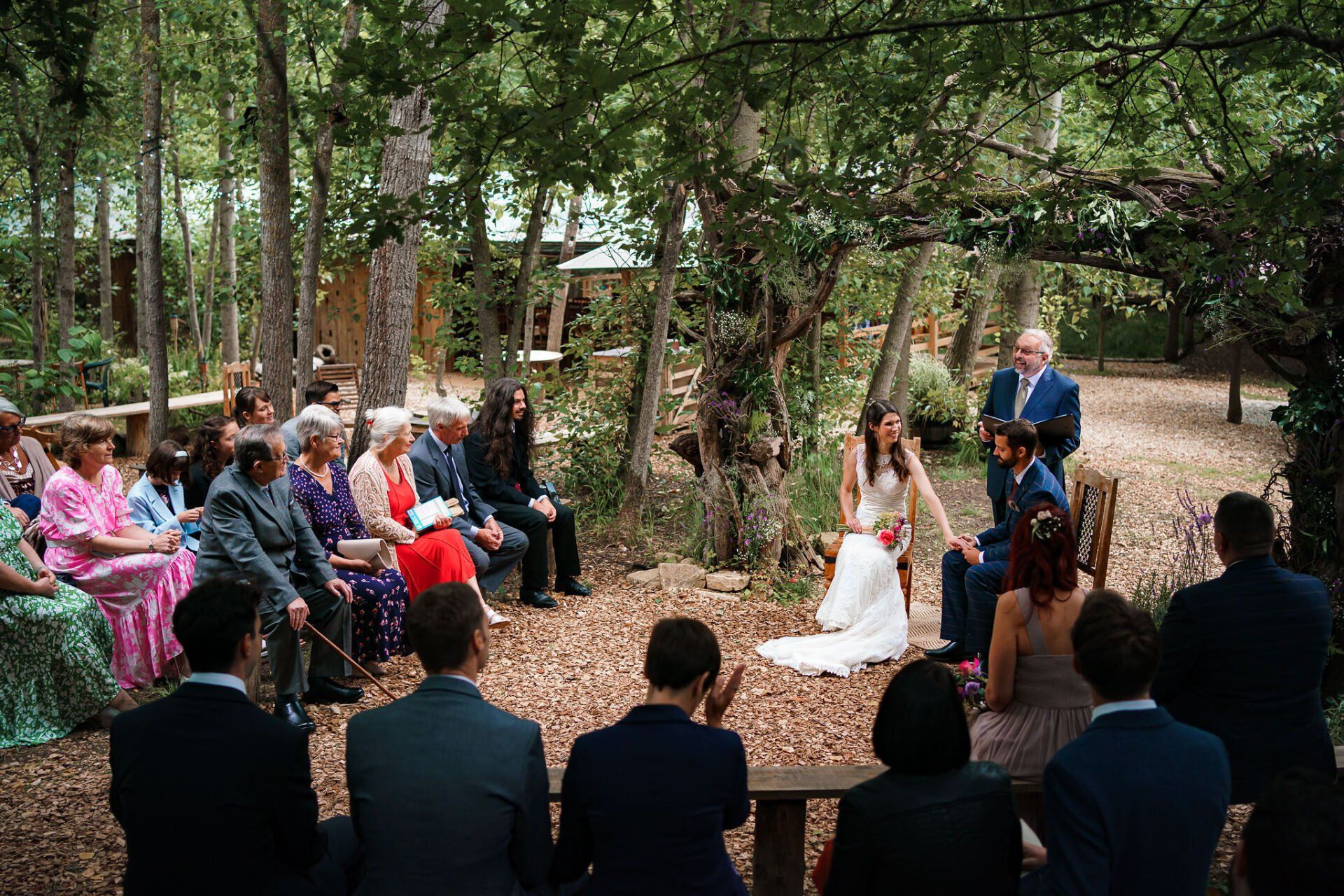 wedding Ceremony by Paul Skone and photography by Brad Gommon