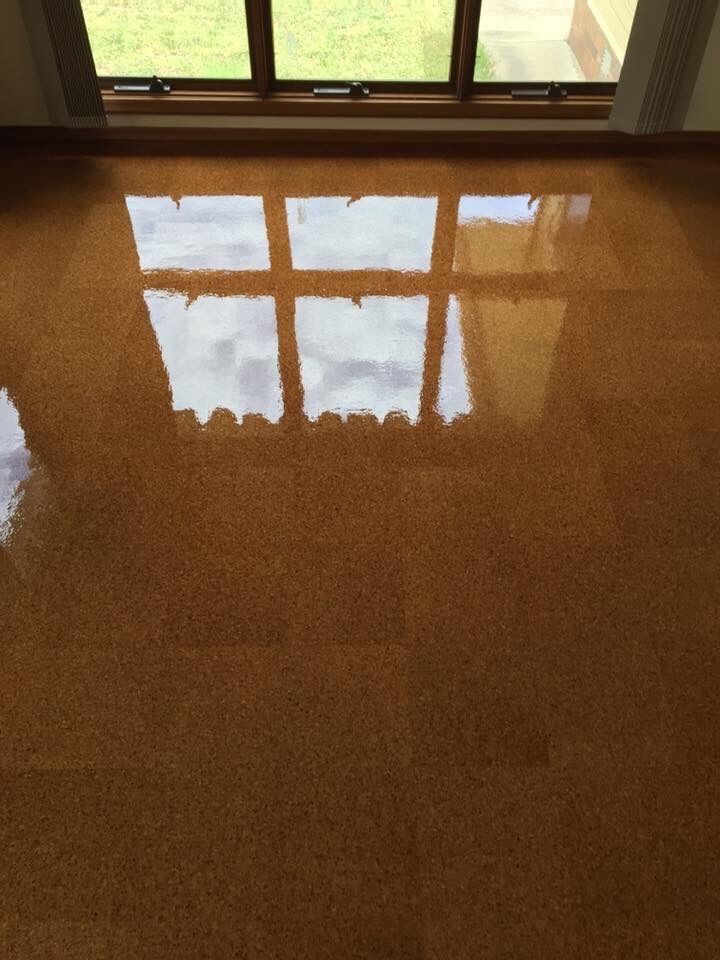 new cork floor