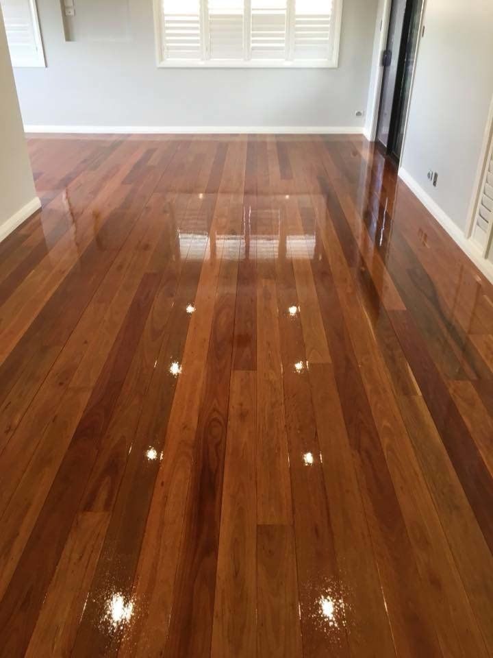 shiny wood floors in Toowoomba