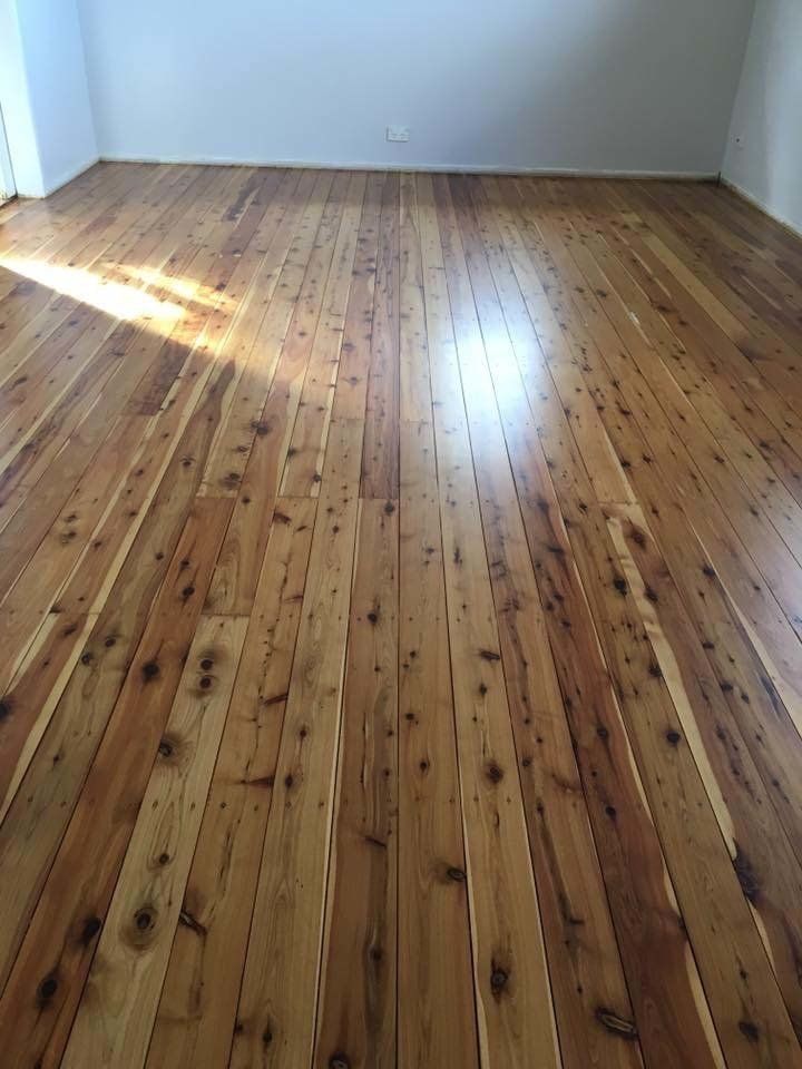 empty room with new wood floors