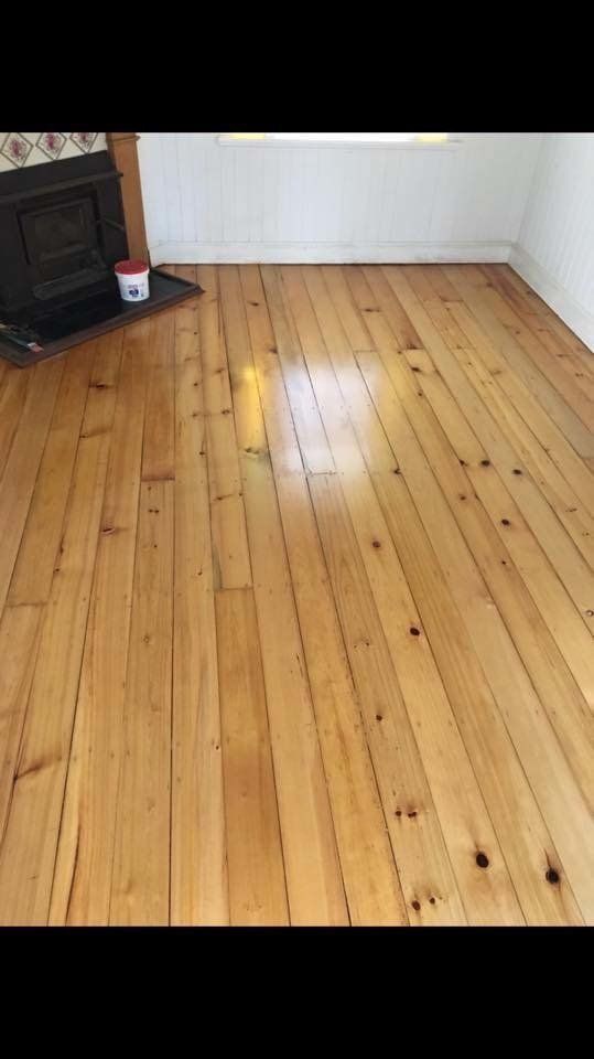 new light wood floor